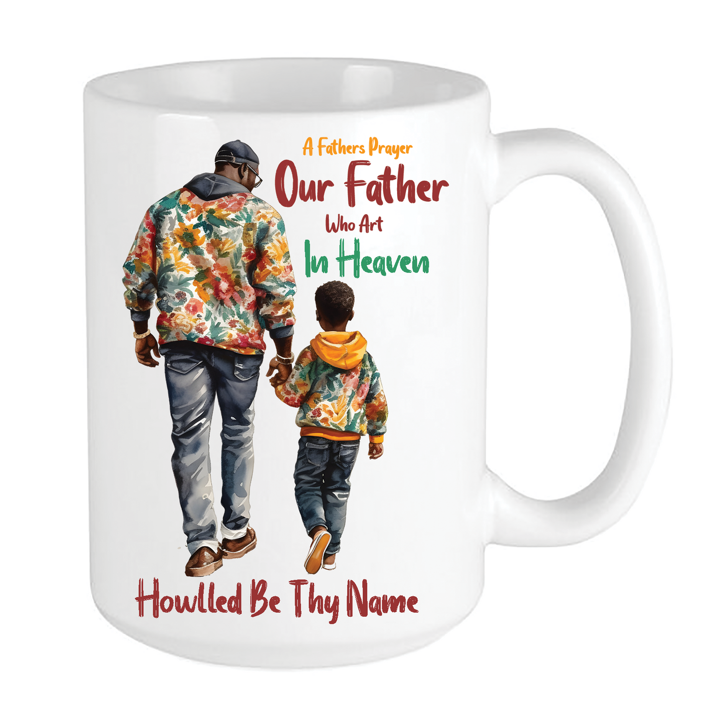 A Father's Prayer Mug (Our Father Print)