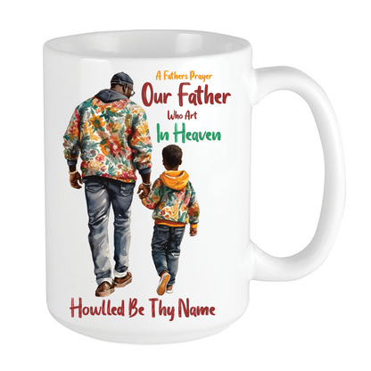 A Father's Prayer Mug (Our Father Print)