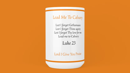 Lead Me to Calvary Couple 3 Mug