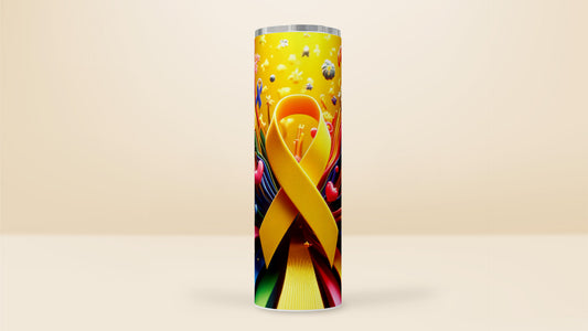 Sarcoma Bone Cancer Awareness Tumbler