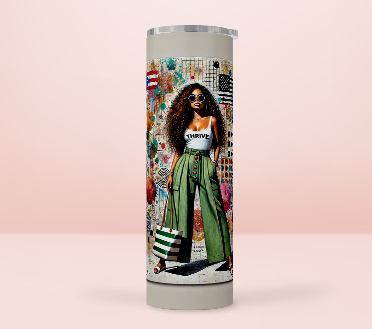 Thriving Woman of Vision and Valor Tumbler