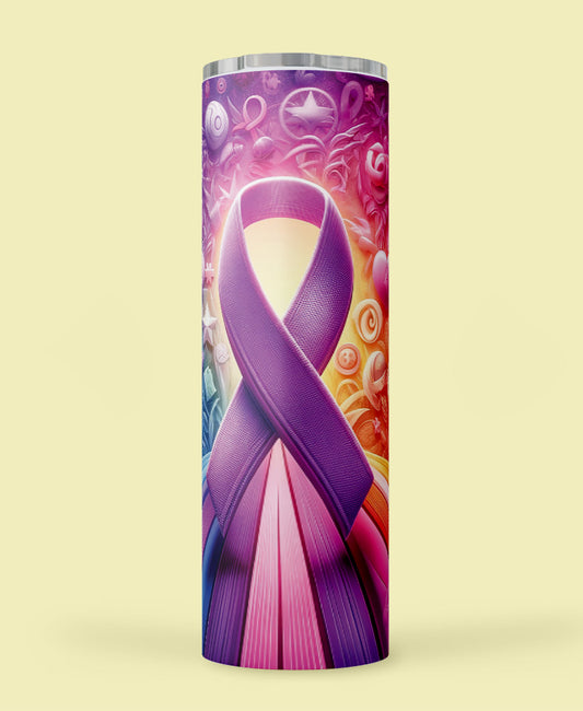 Strength All Caners Ribbons Tumbler 3