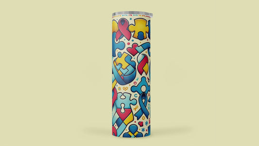 Autism Boundless Bravery Tumbler