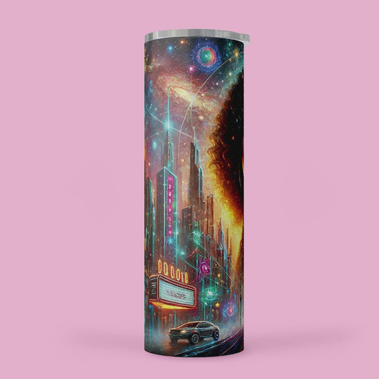 Syber Punk Galaxy Femme Tumbler