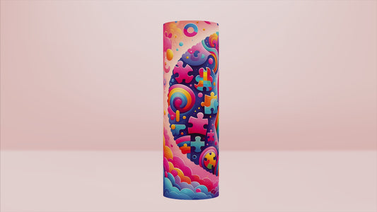 Autism Faithful Fusion Tumbler