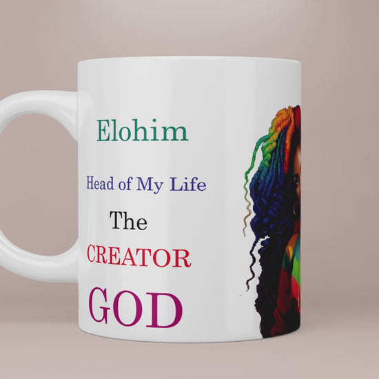 Names of God: Elohim Mug