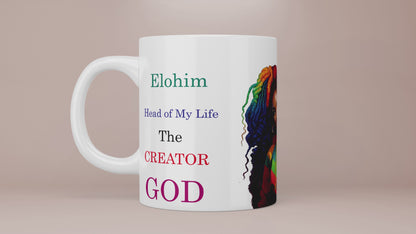 Names of God: Elohim Mug