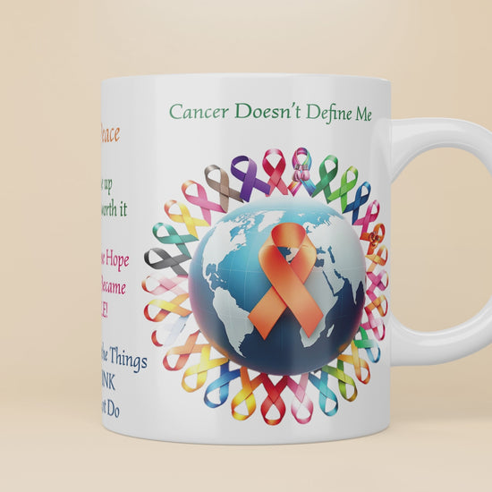 Cancer Doesn't Define Me Mug (Kidney Cancer)